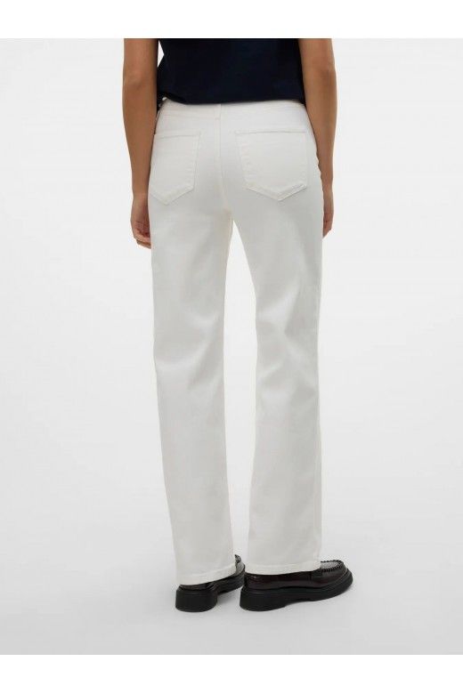 Calça Jeans Branca TESSA HR WIDE VERO MODA Calça Jeans Branca TESSA HR WIDE VERO MODA
