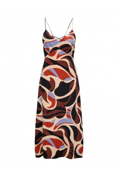 Vestido JANE Print S/L Janice Long ONLY