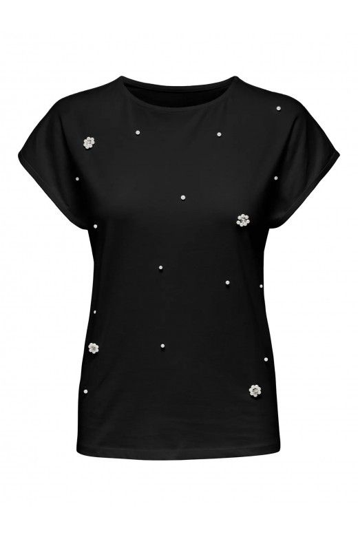 T-Shirt Mulher MATTI JRS Perolas ONLY T-Shirt Mulher MATTI JRS Perolas ONLY