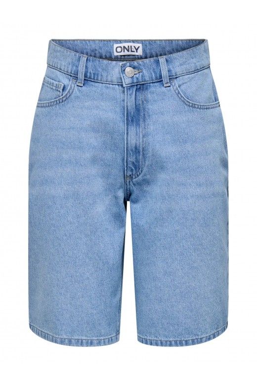 Calção Jeans MERLA HW Long Shorts 15352304 ONLY Calção Jeans MERLA HW Long Shorts 15352304 ONLY