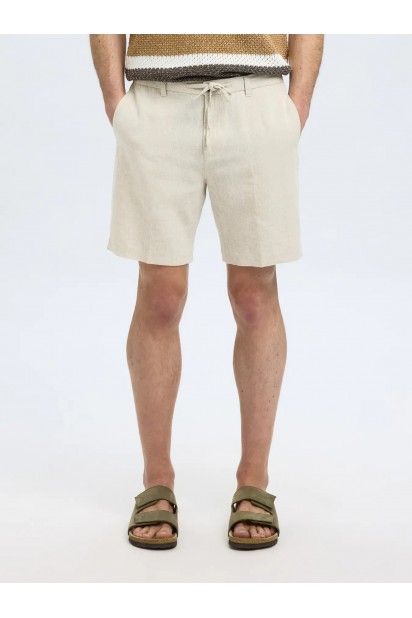 Calo Regular-LEROY Linen Shorts 16097604 SELECTED
