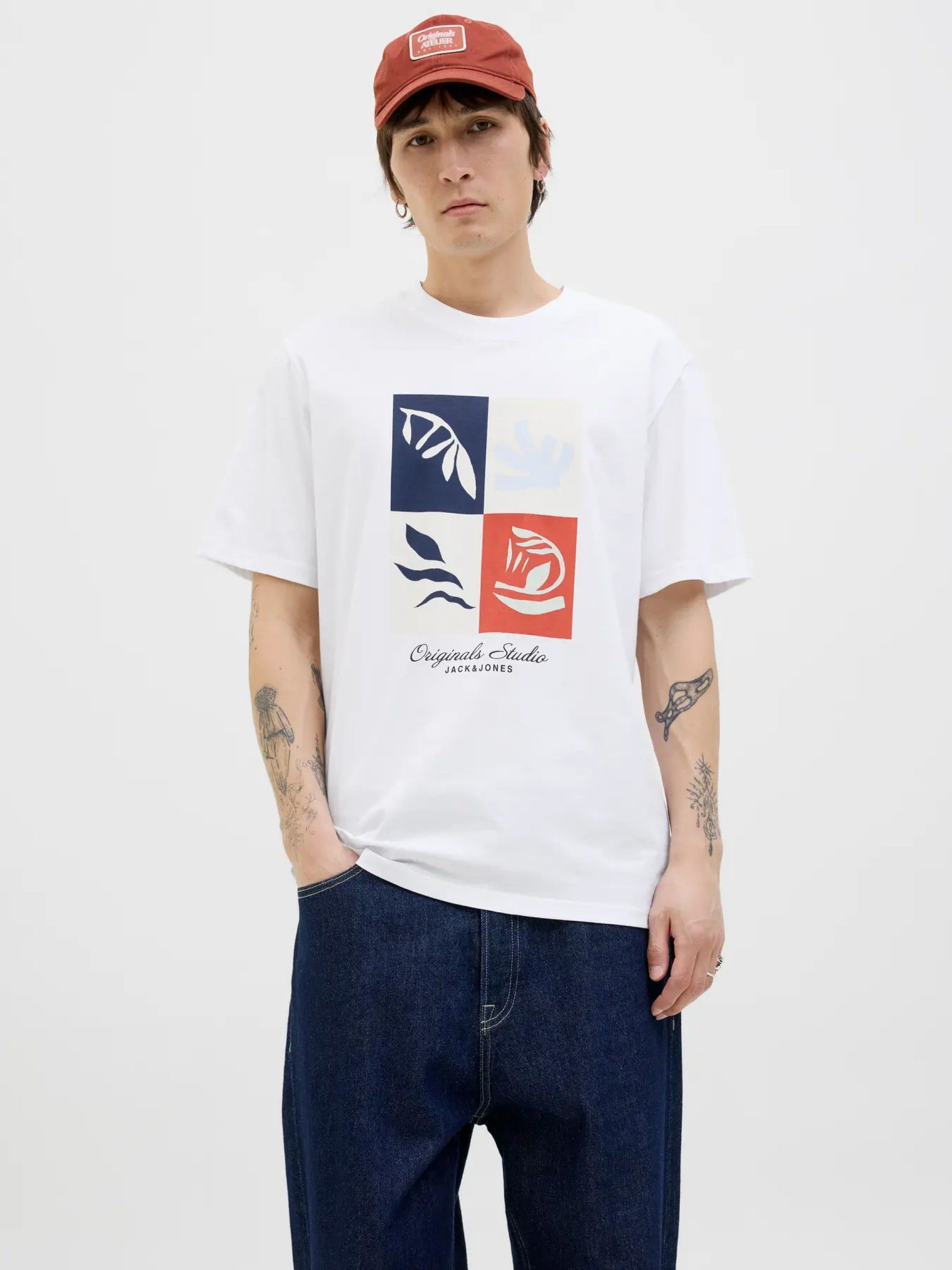 T-Shirt Homem CAMGGU Jack Jones