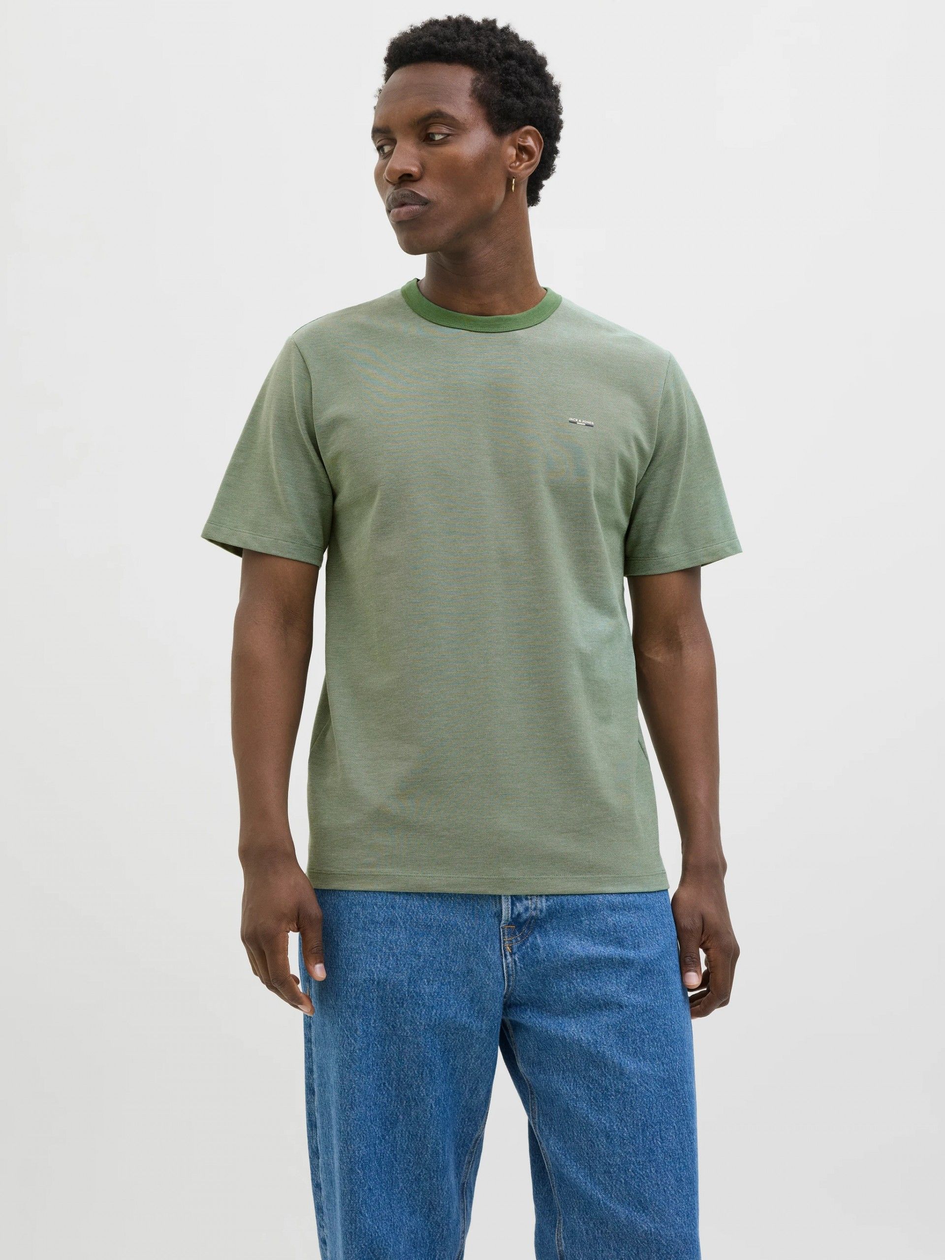 T-Shirt Homem BLUALVES Piqué Jack Jones