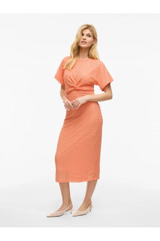 Vestido Midi SOLIRA O VILA 14107122 Vestido Midi SOLIRA O VILA 14107122