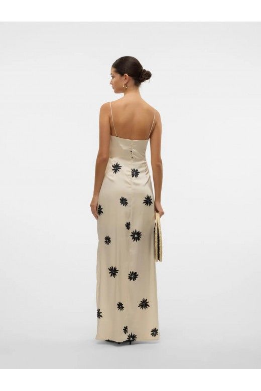 Vestido ROE V Long Cetin Print 10328711 VERO MODA Vestido ROE V Long Cetin Print 10328711 VERO MODA