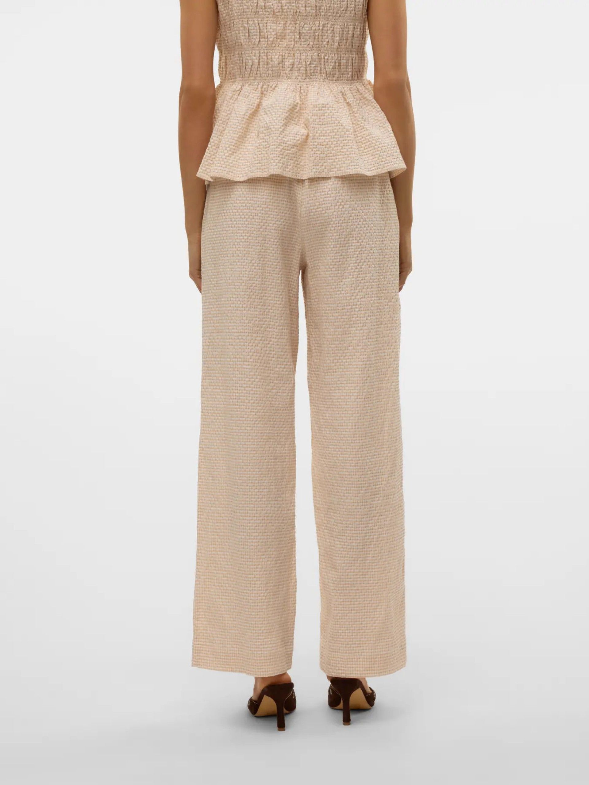 Calça ROBERTA HW CHECKS AWAR VERO MODA