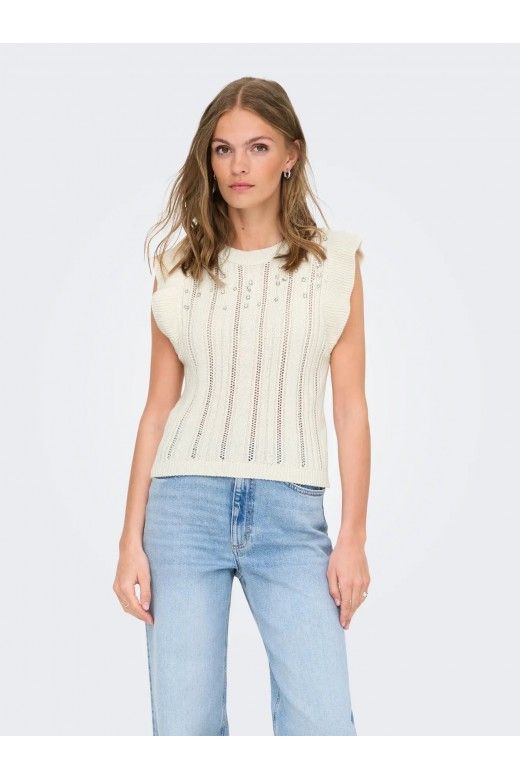 Top Malha NEWTULLE brilhantes ONLY Top Malha NEWTULLE brilhantes ONLY