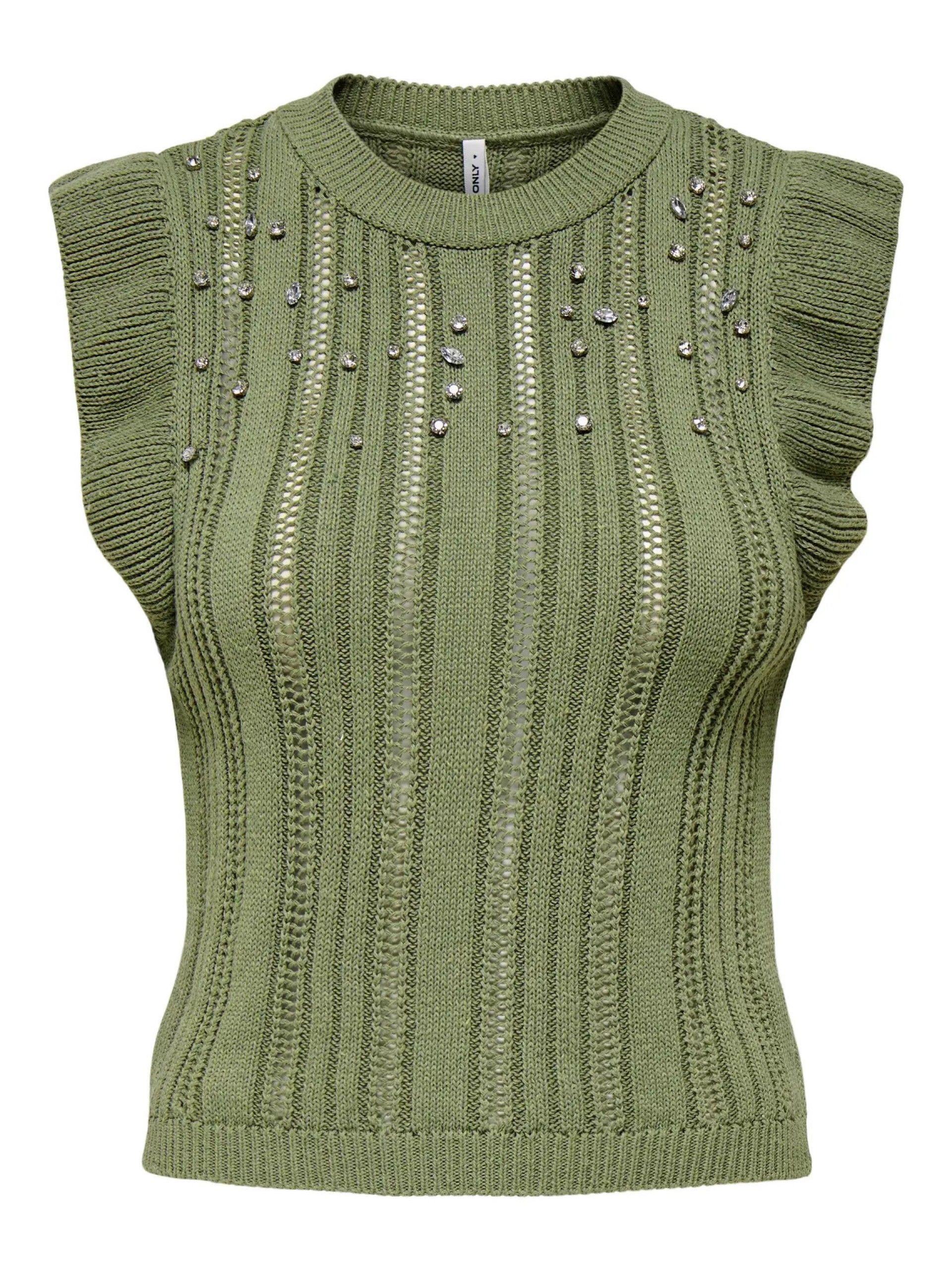 Top Malha NEWTULLE brilhantes ONLY