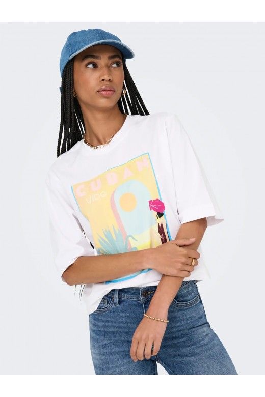 T-Shirt Mulher VEGA ONLY T-Shirt Mulher VEGA ONLY