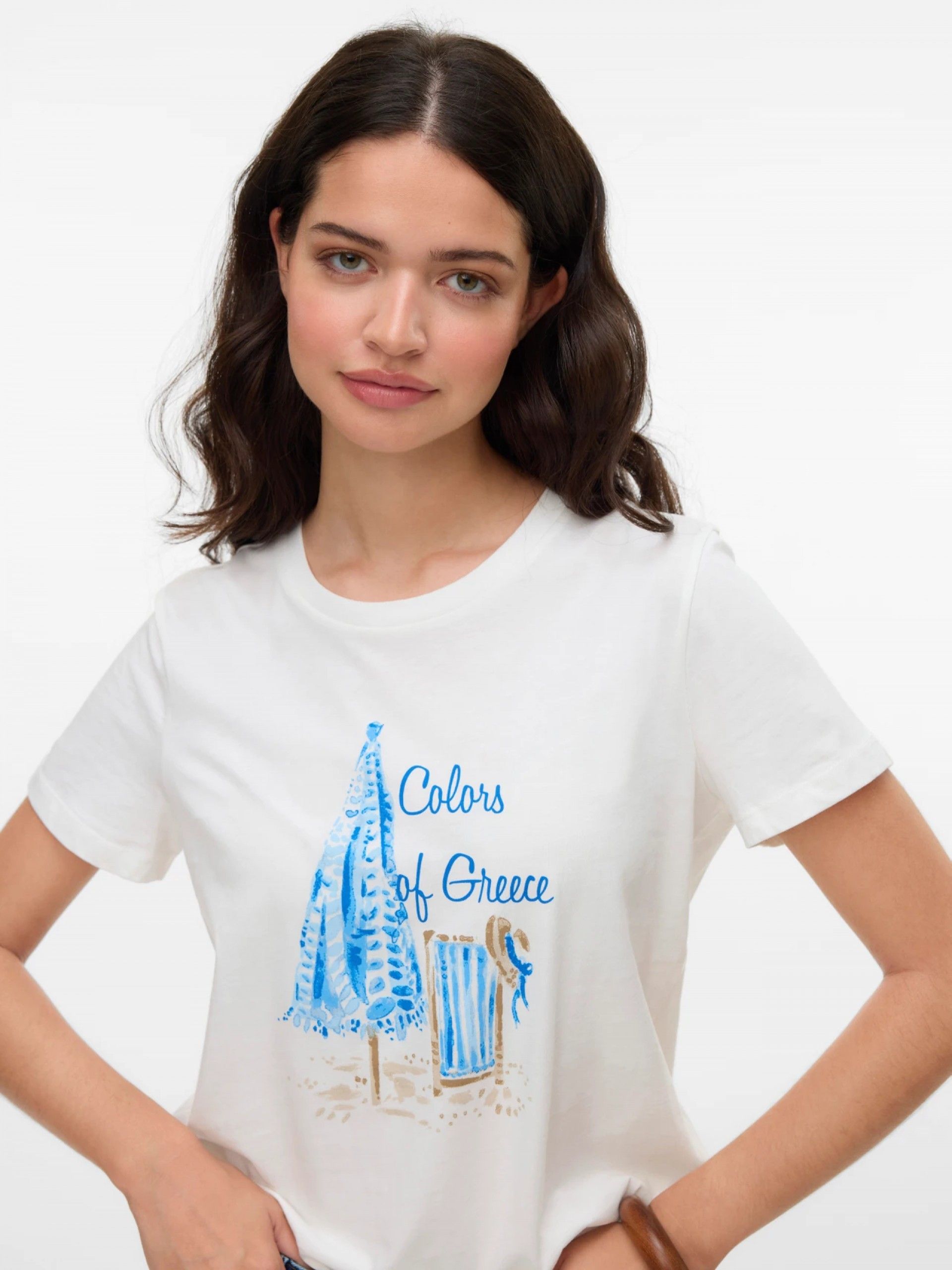 T-Shirt Mulher Vmsiane Francis Vero Moda