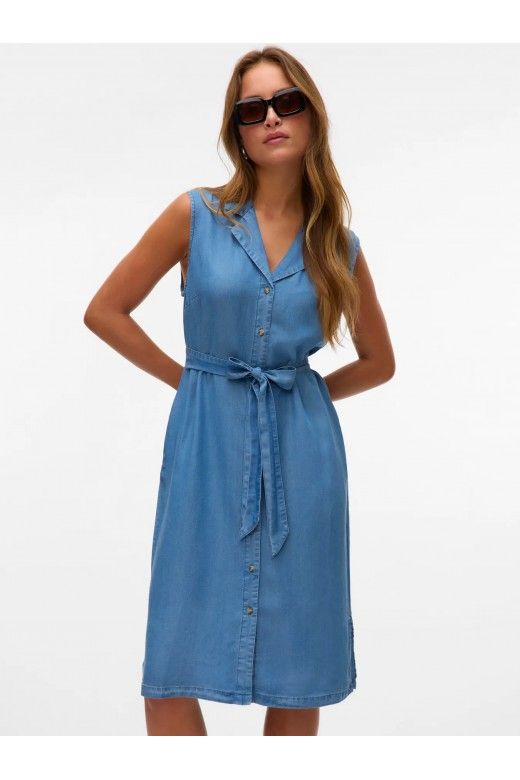 Vestido BREE SL BLK Tencel VERO MODA Vestido BREE SL BLK Tencel VERO MODA