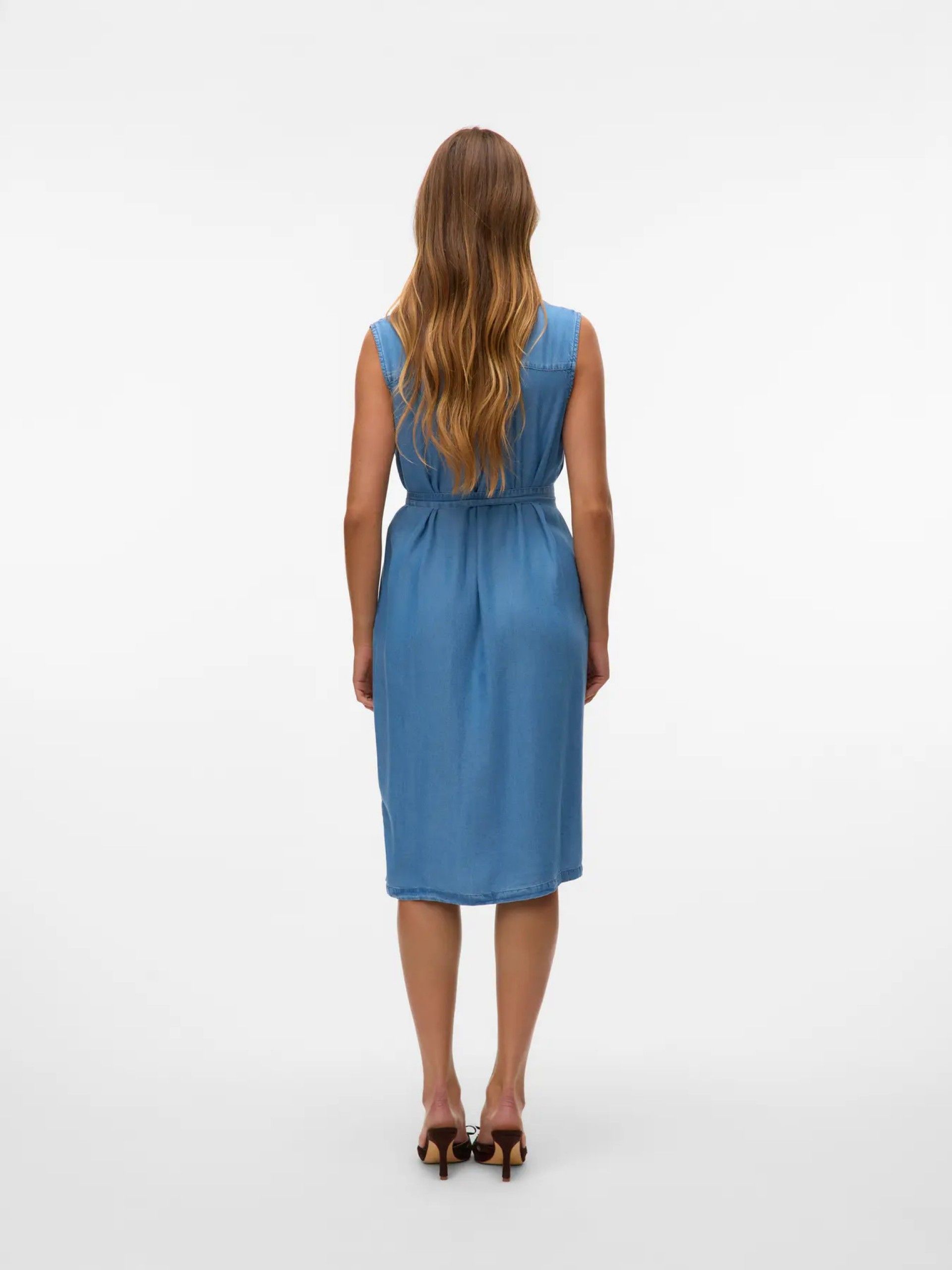 Vestido BREE SL BLK Tencel VERO MODA