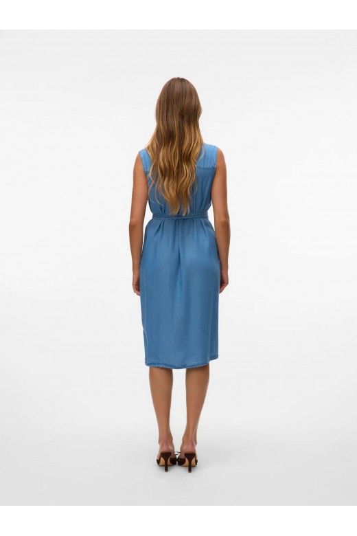 Vestido BREE SL BLK Tencel VERO MODA Vestido BREE SL BLK Tencel VERO MODA