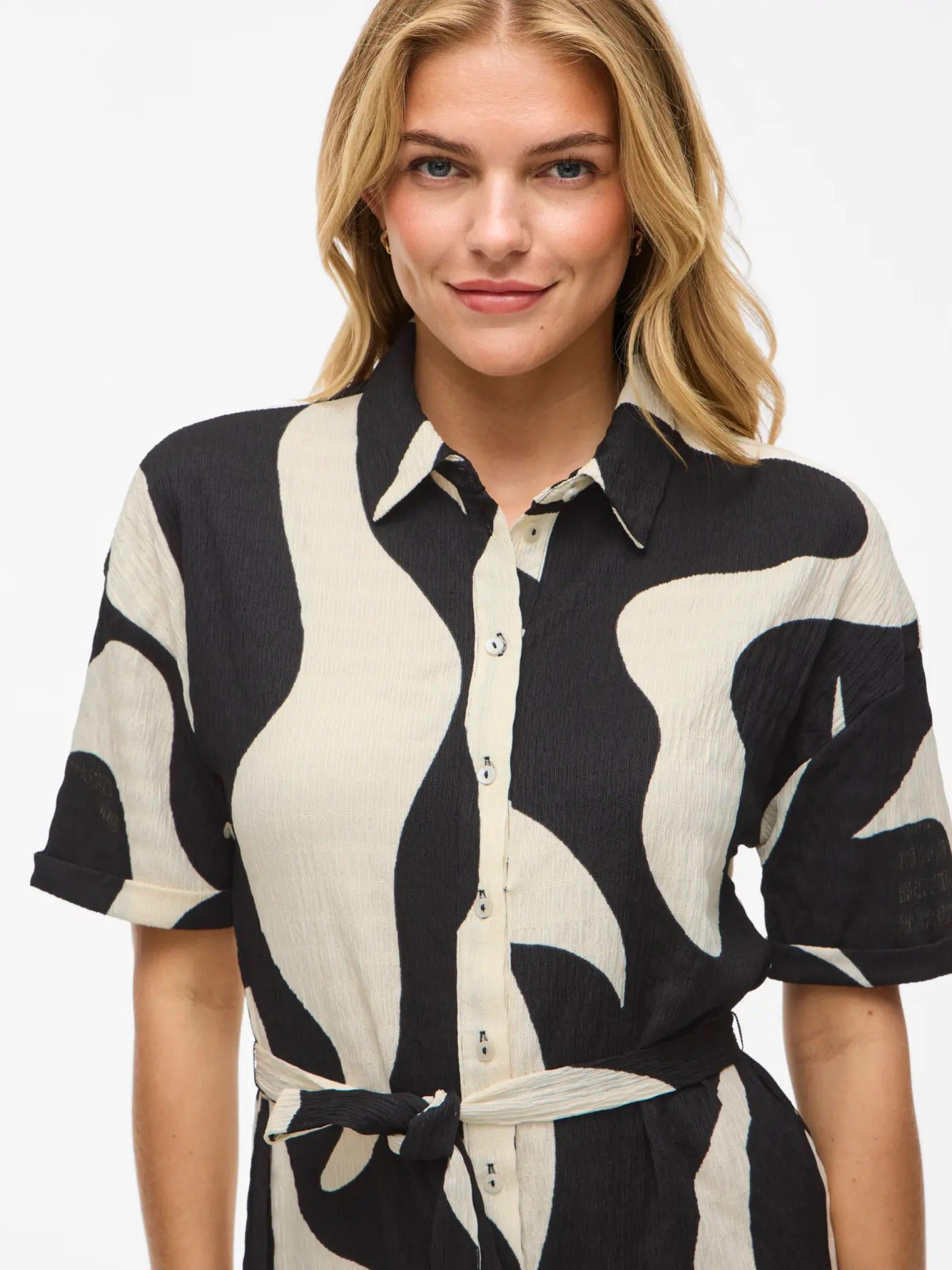 Vestido Blusa ZEYA ZERA 2/4 Midi VILA