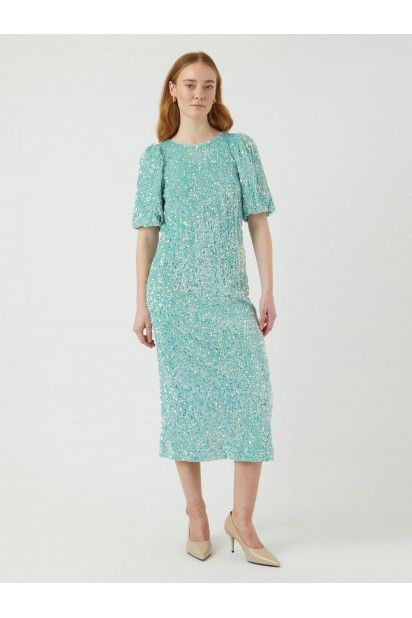 Vestido Midi Brilhantes Maja 2/4 YAS