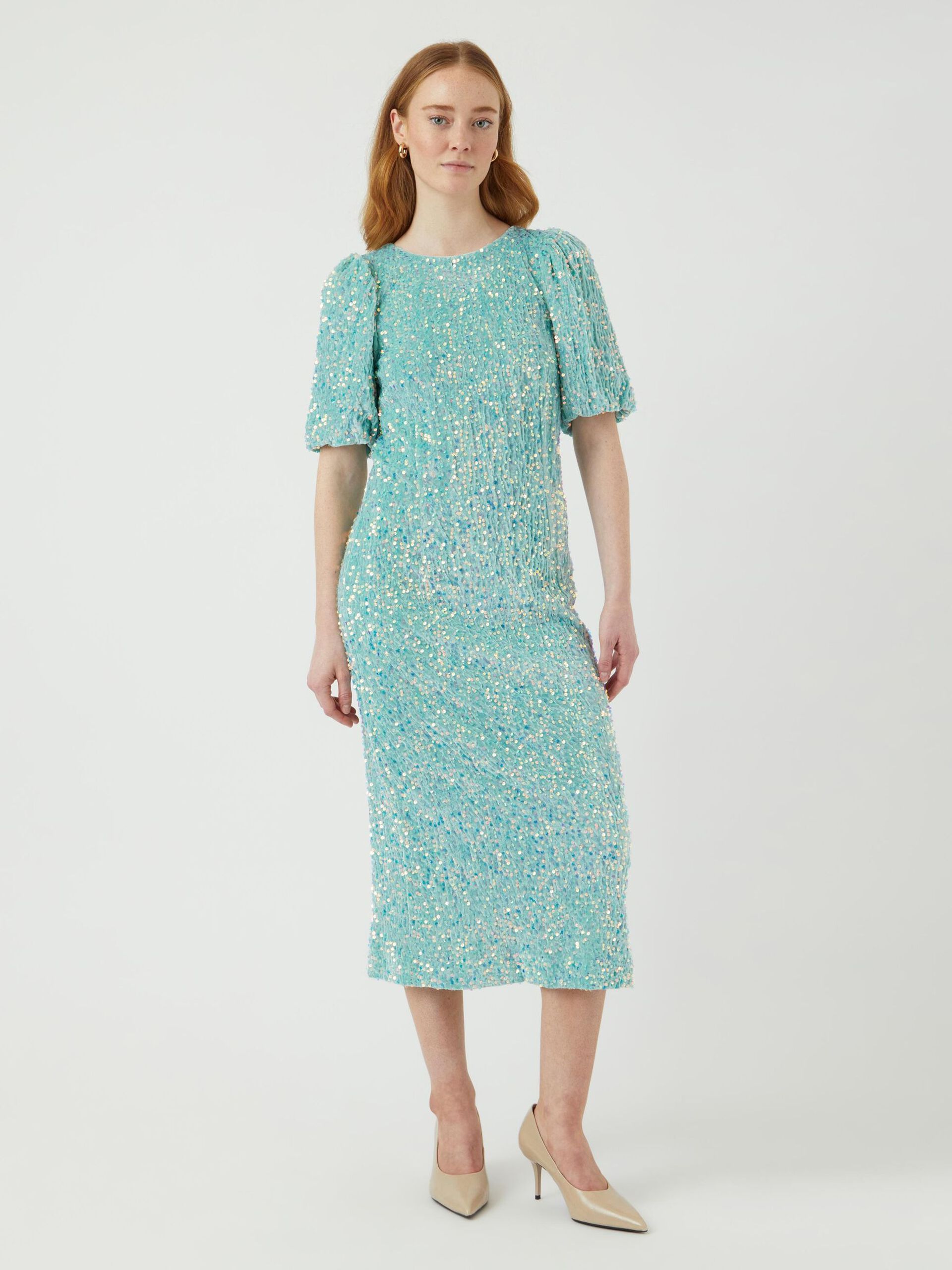 Vestido Midi Brilhantes Maja 2/4 YAS