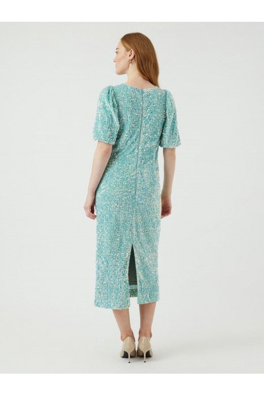 Vestido Midi Brilhantes Maja 2/4 YAS