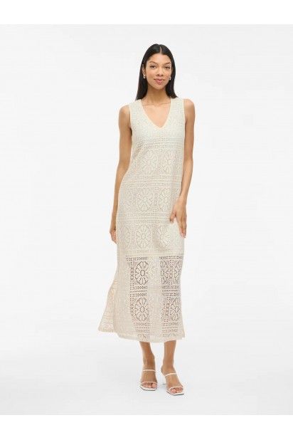 Vestido MERINDA S/L Midi V Renda VILA
