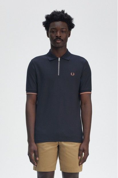 Polo com Zip FRED PERRY M9886