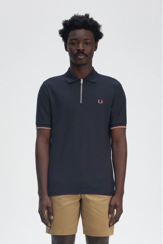 Polo com Zip FRED PERRY M9886