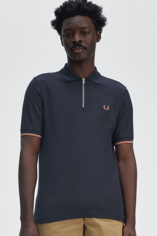 Polo com Zip FRED PERRY M9886