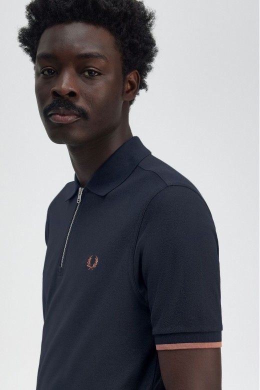 Polo com Zip FRED PERRY M9886
