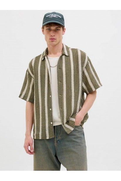 Camisa BELLAGIO CROCHET SS Jack Jones