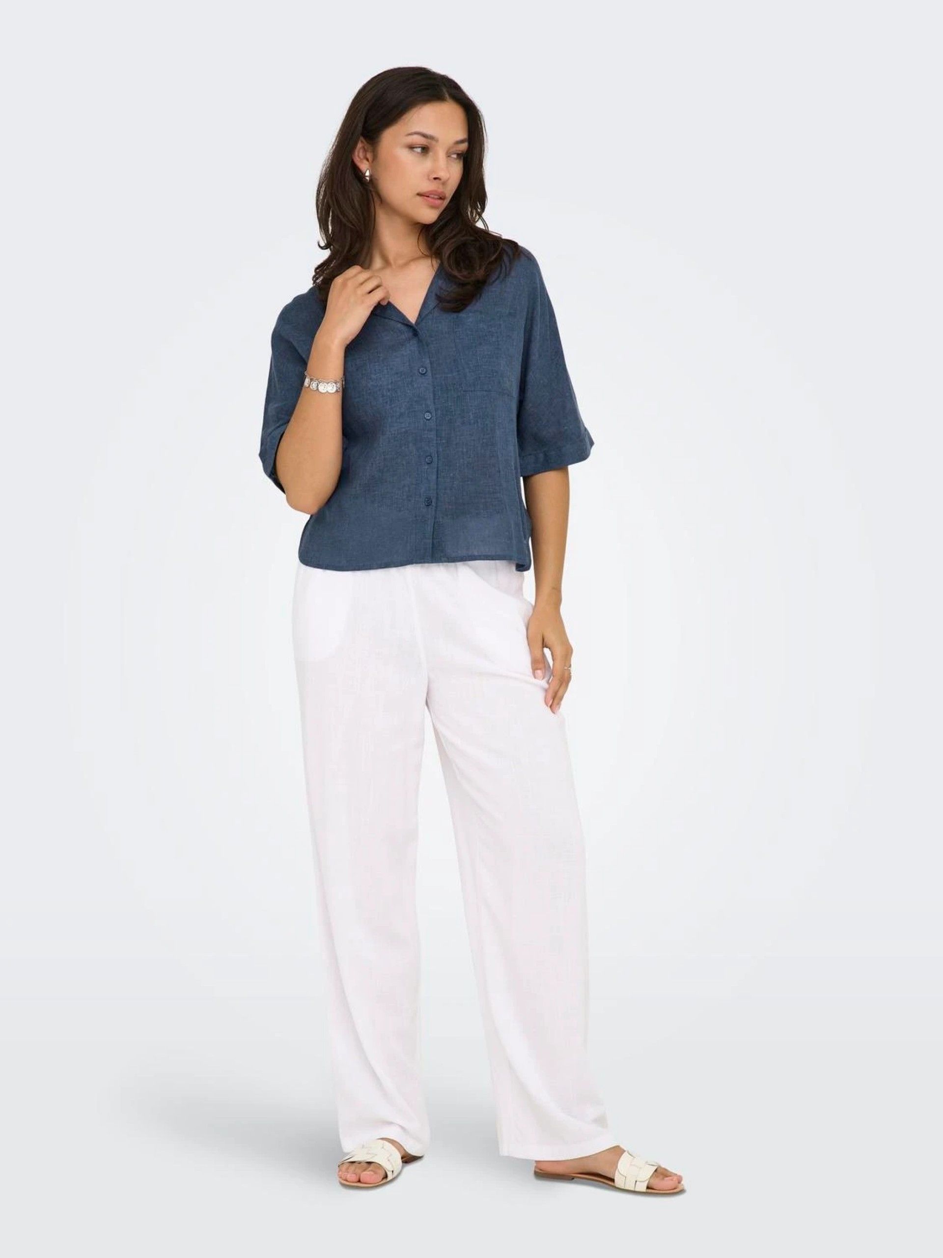 Blusa TOKYO SS Linen ONLY