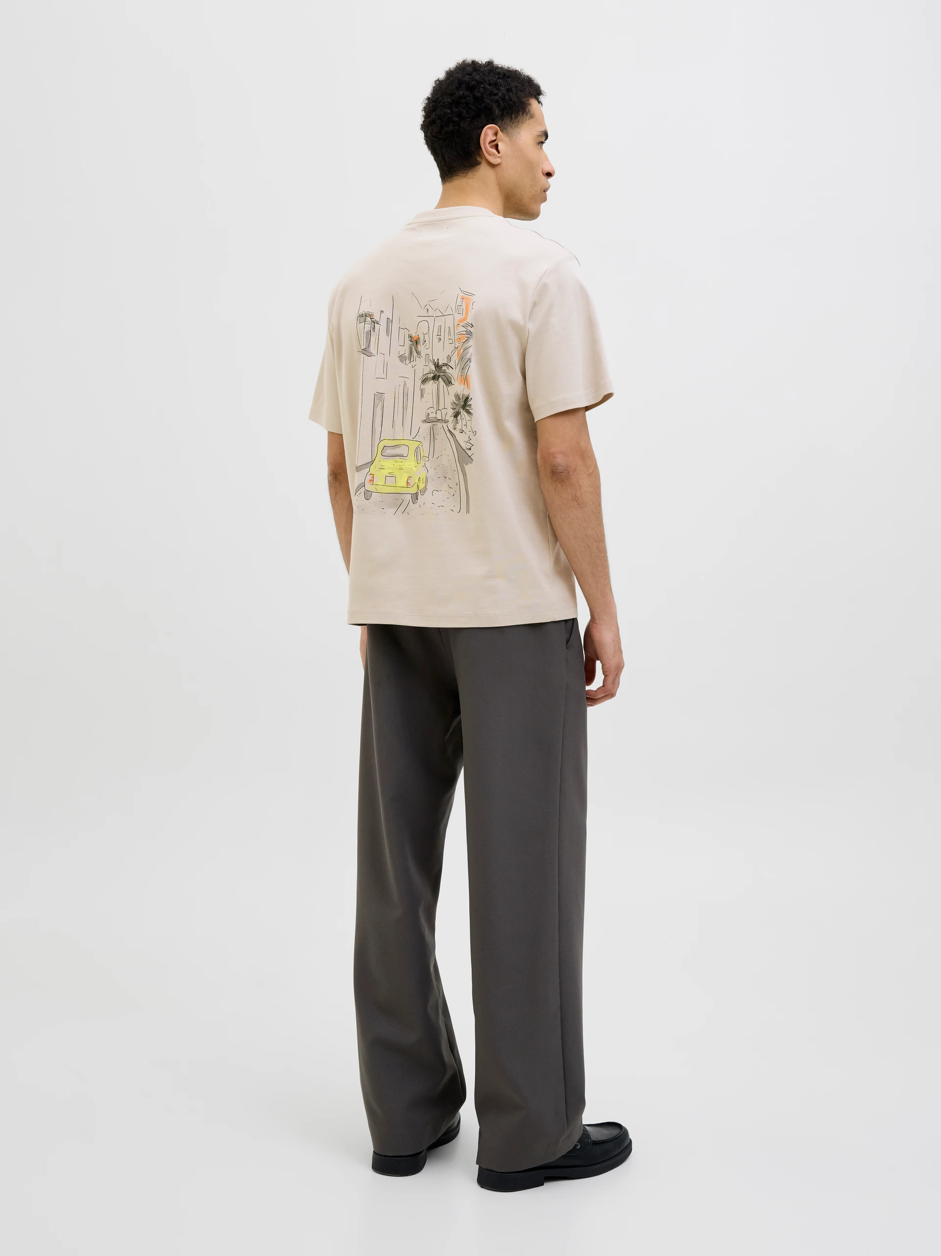 T-Shirt Homem Jprbladestination Back Print Jack & Jones