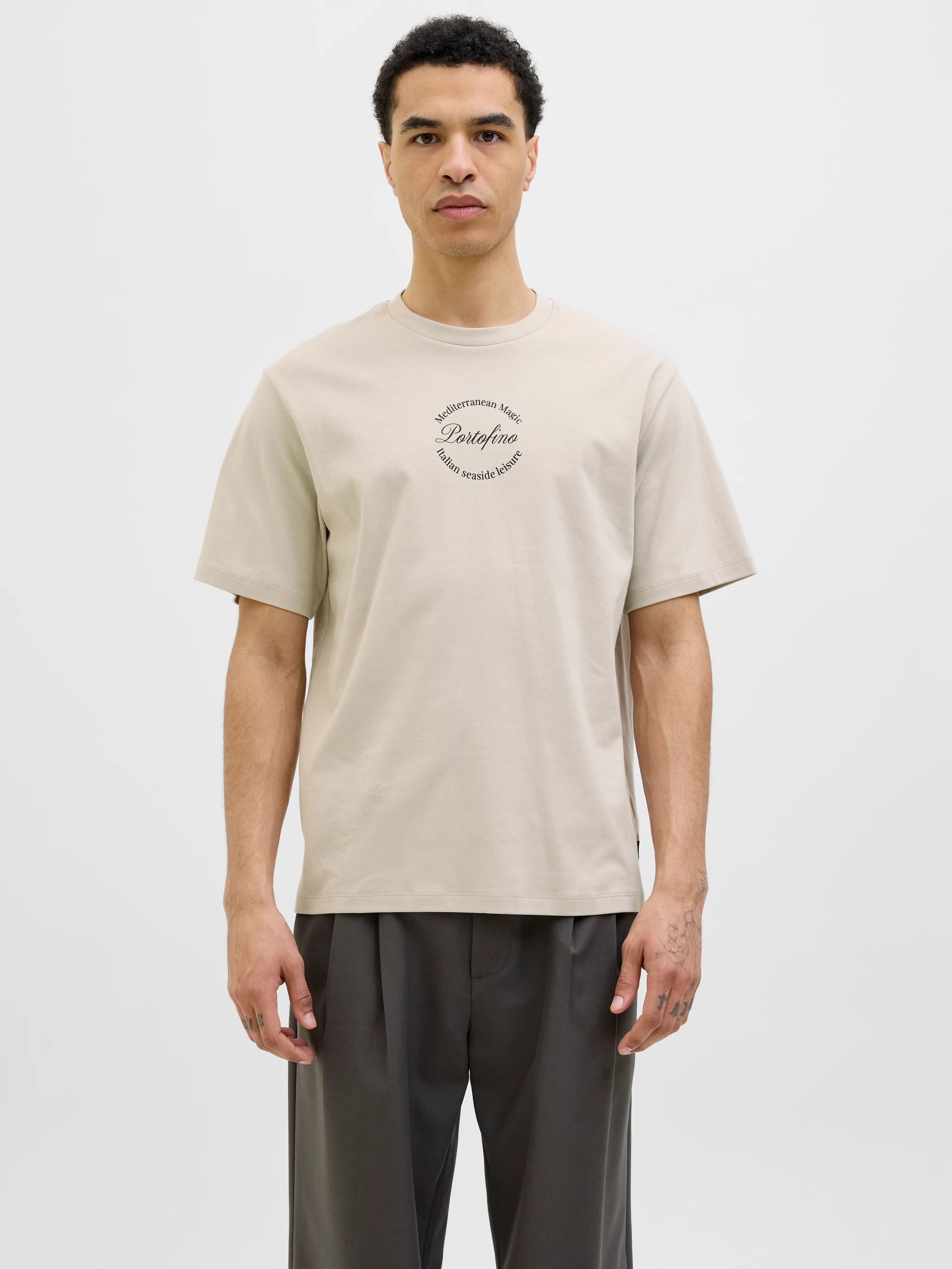 T-Shirt Homem Jprbladestination Back Print Jack & Jones