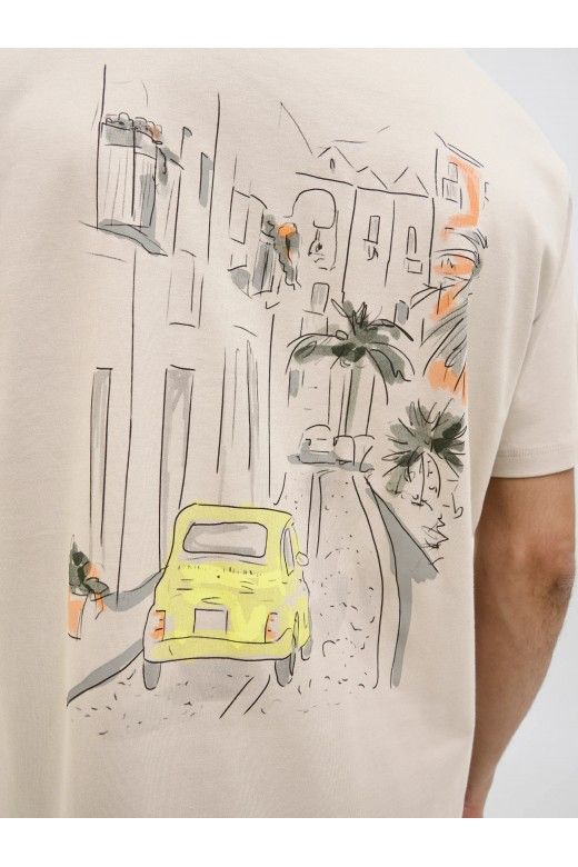 T-Shirt Homem Jprbladestination Back Print Jack & Jones T-Shirt Homem Jprbladestination Back Print Jack & Jones