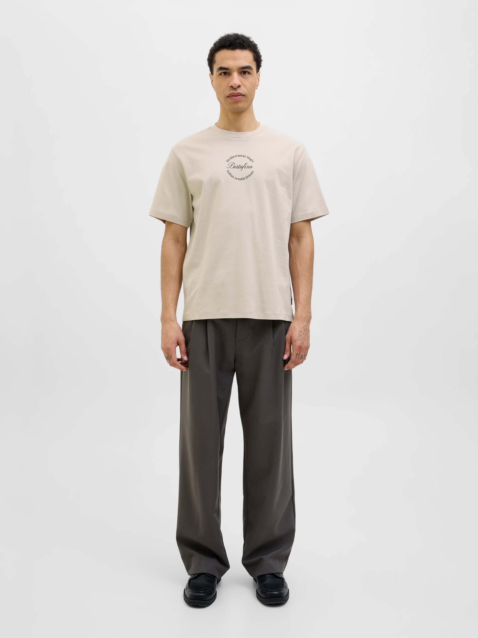 T-Shirt Homem Jprbladestination Back Print Jack & Jones