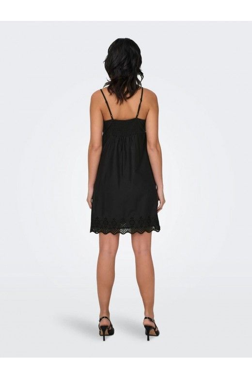 Vestido Preto Renda LOU Life  ONLY