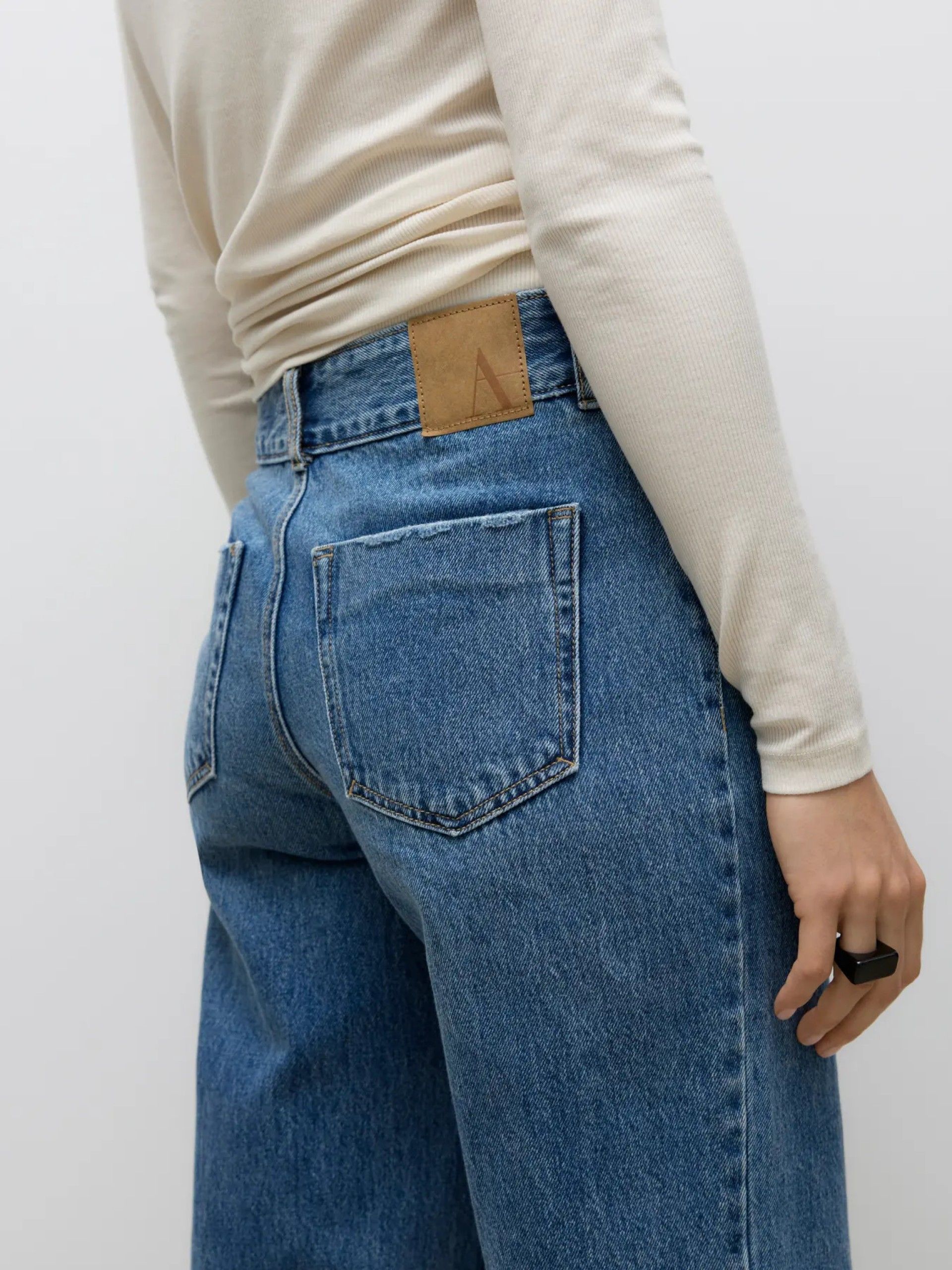 Calça Jeans Mulher RENA MR WIDE AWARE VERO MODA