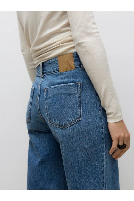 Calça Jeans Mulher RENA MR WIDE AWARE VERO MODA Calça Jeans Mulher RENA MR WIDE AWARE VERO MODA