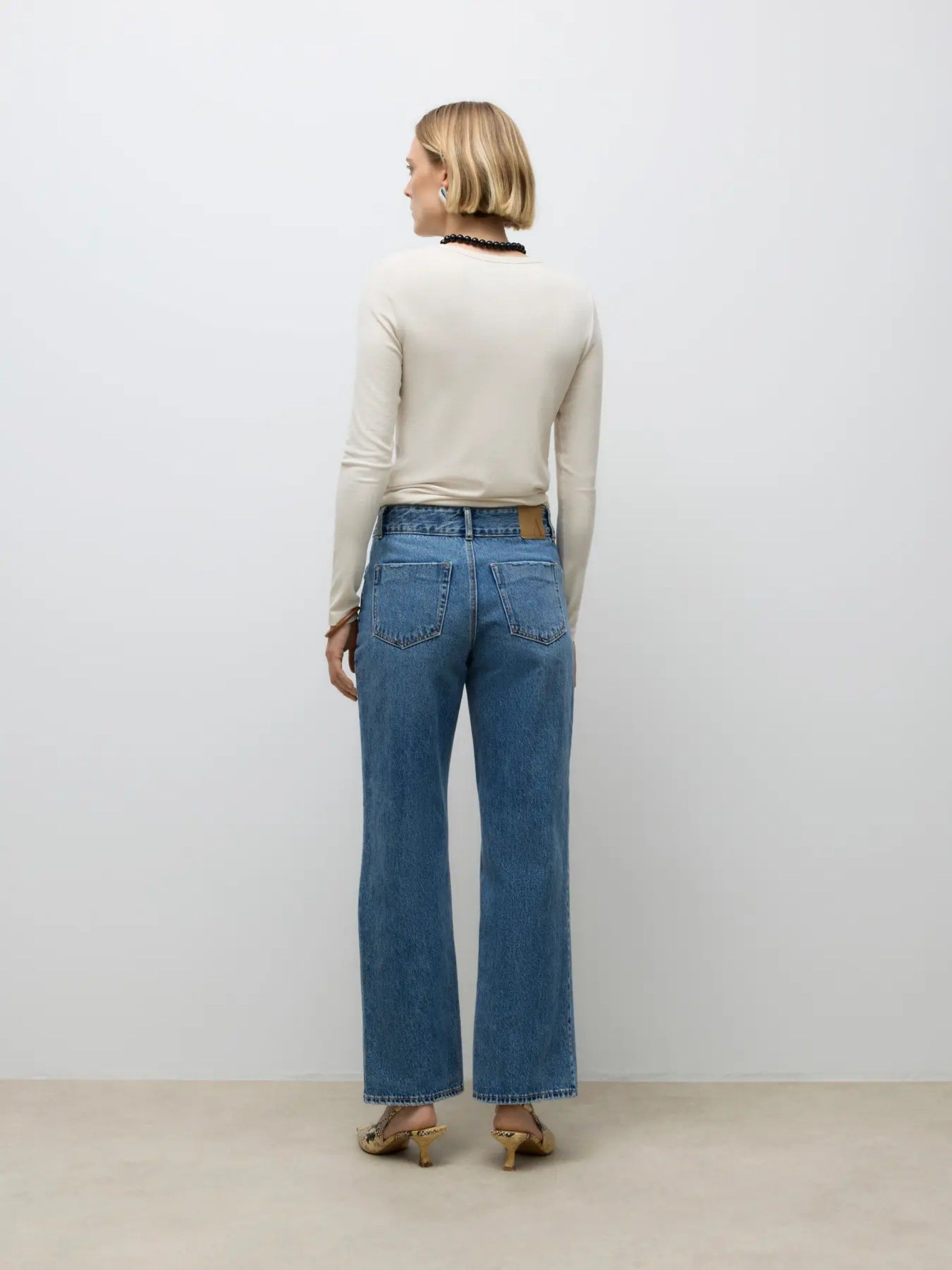 Calça Jeans Mulher RENA MR WIDE AWARE VERO MODA