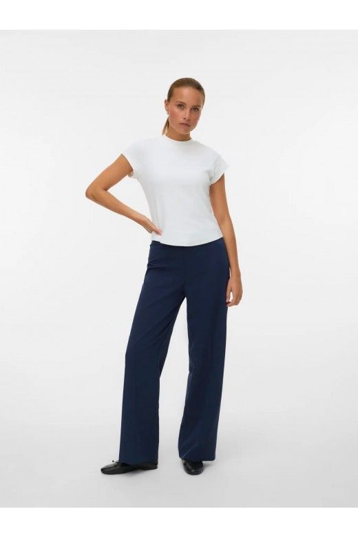 Calça Mulher TAXAS MW Straight VERO MODA Calça Mulher TAXAS MW Straight VERO MODA