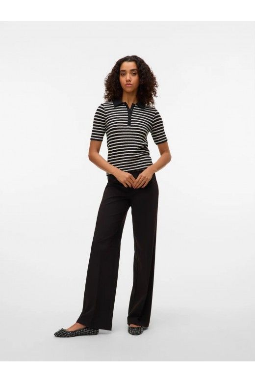 Calça Mulher TAXAS MW Straight VERO MODA Calça Mulher TAXAS MW Straight VERO MODA