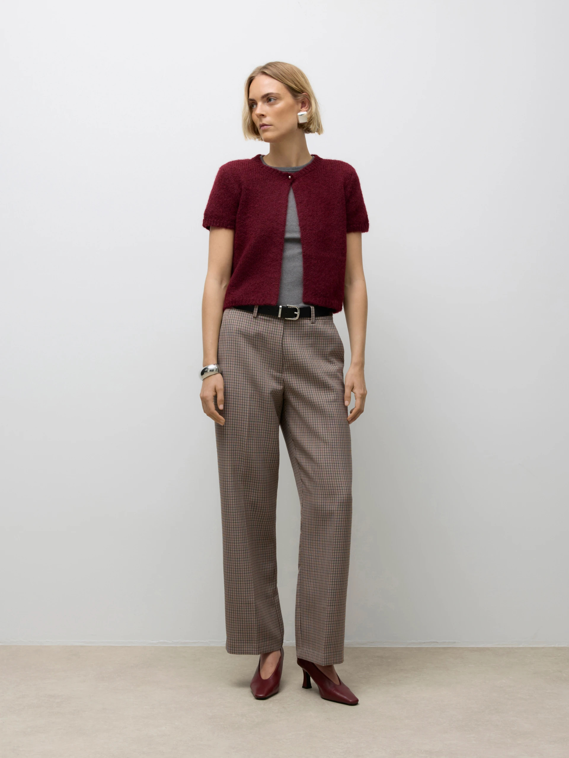 Casaco Malha Mulher curto SILIA AWARE