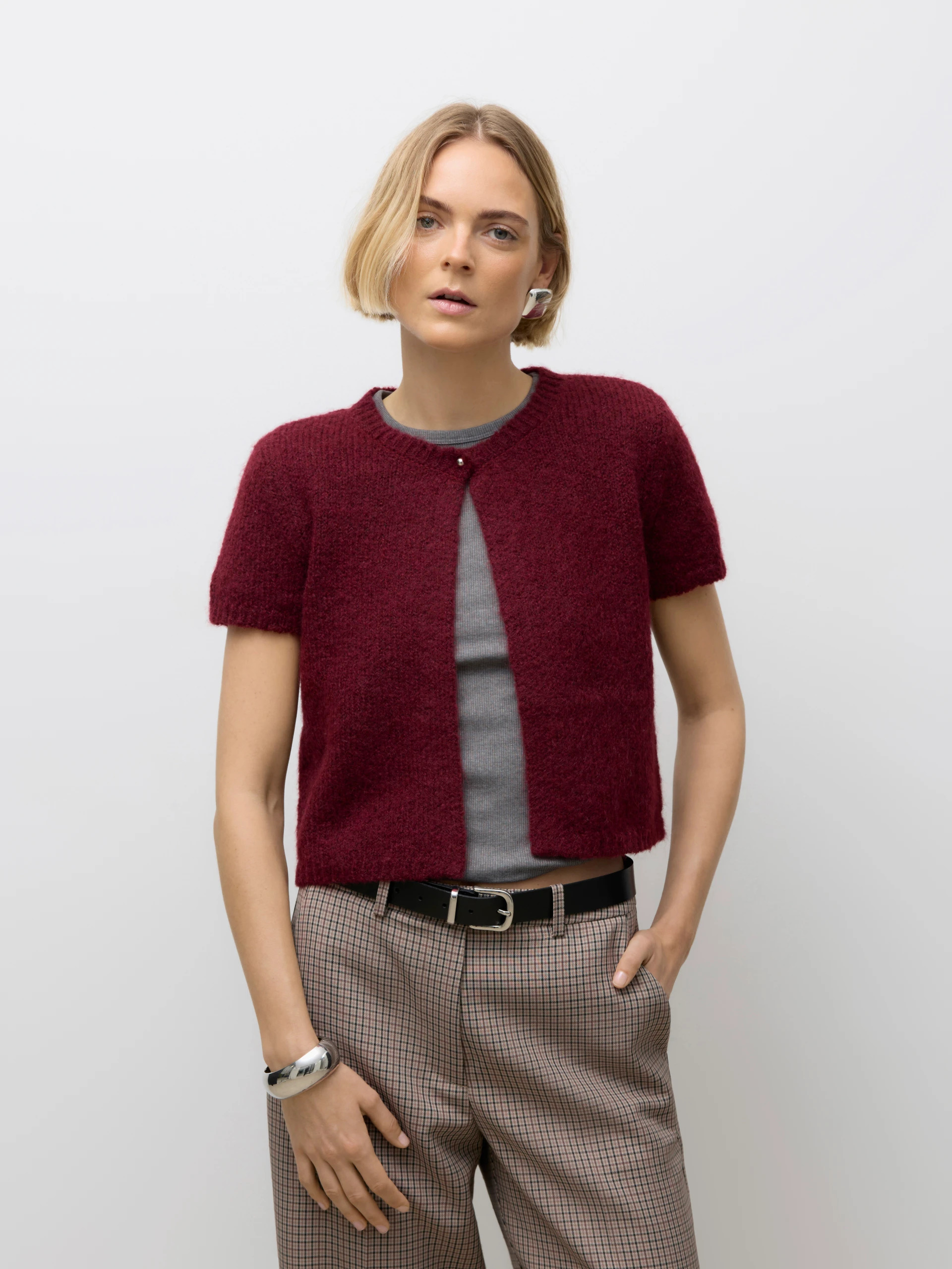 Casaco Malha Mulher curto SILIA AWARE