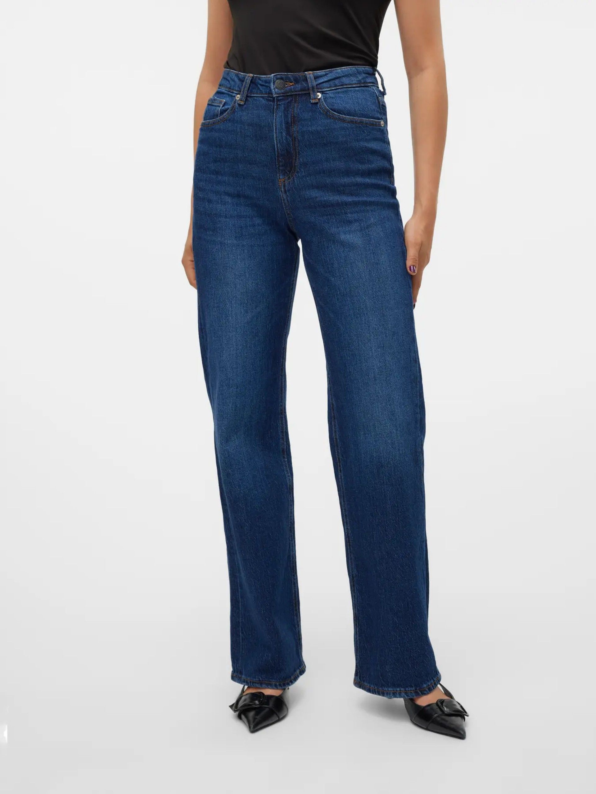 Calça Jeans Mulher TESSA HR WIDE VERO MODA