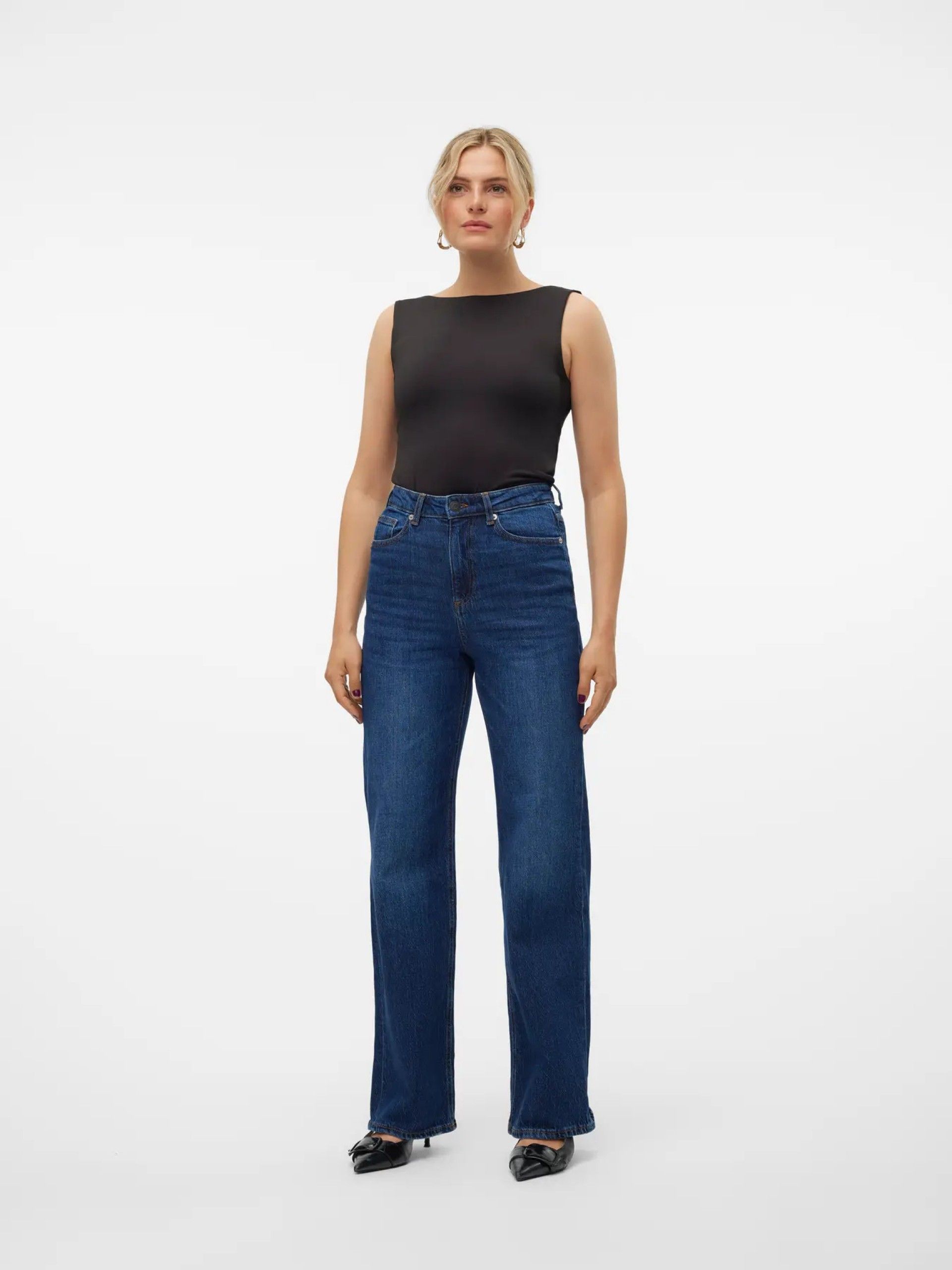 Calça Jeans Mulher TESSA HR WIDE VERO MODA