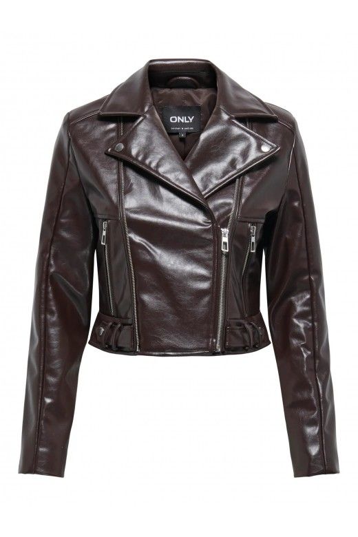 Casaco BIKER Faux Leather 15348979 KAMILLA ONLY Casaco BIKER Faux Leather 15348979 KAMILLA ONLY