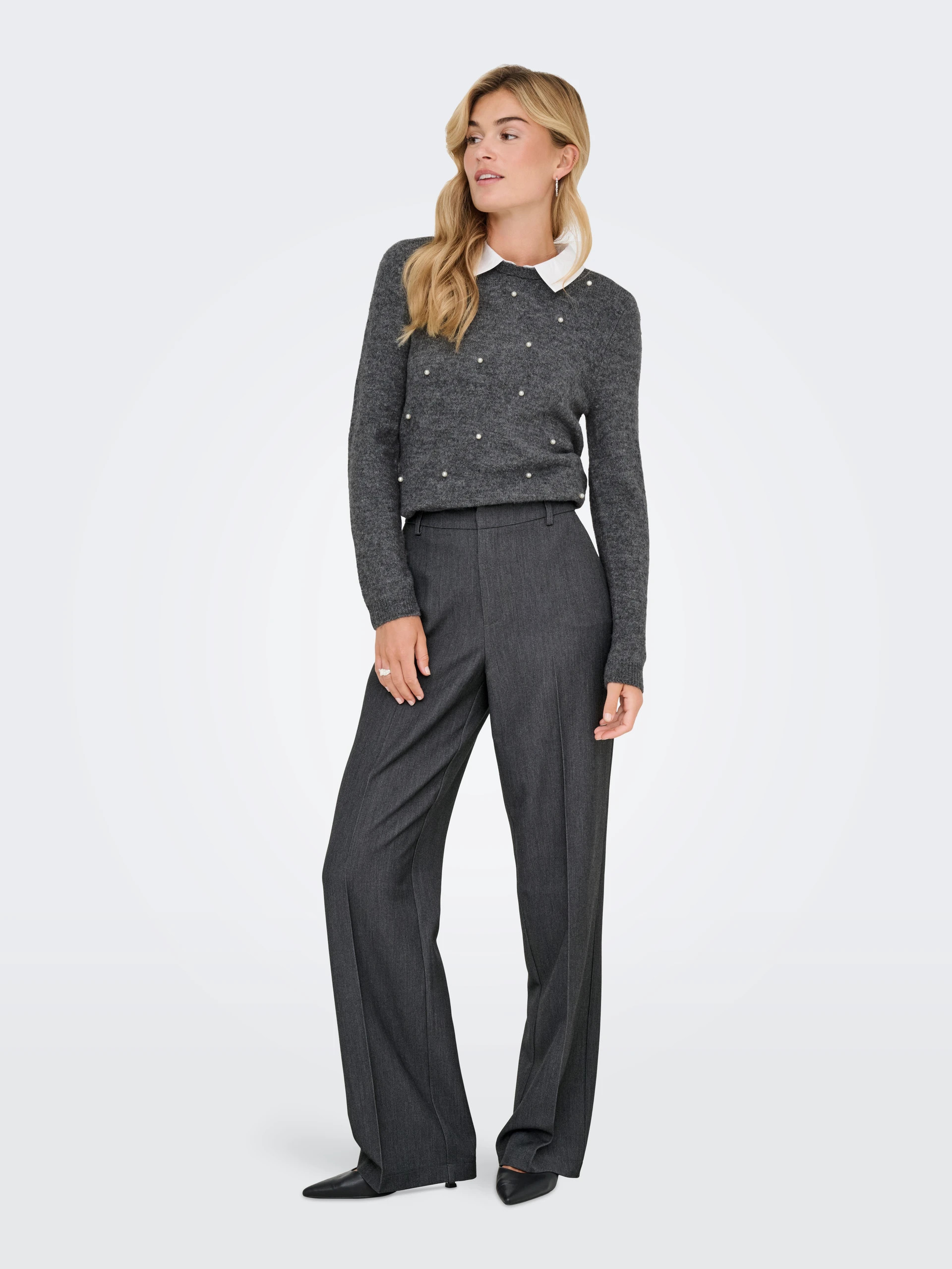 Calça Mulher Elegante HATTIE Lana ONLY