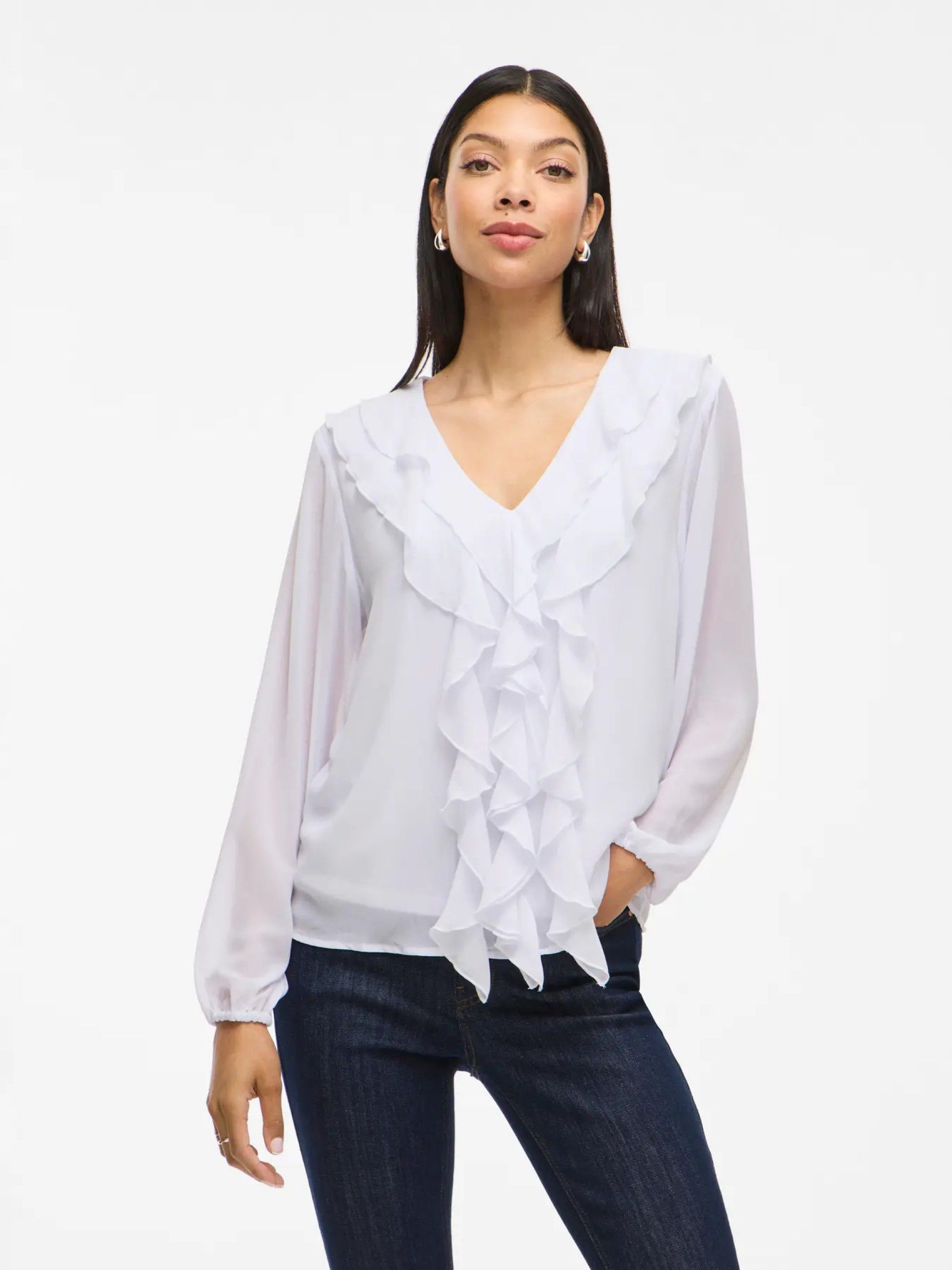 Top ANE V Blusa Frill VILA