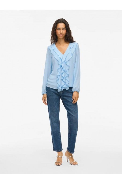 Top ANE V Blusa Frill VILA