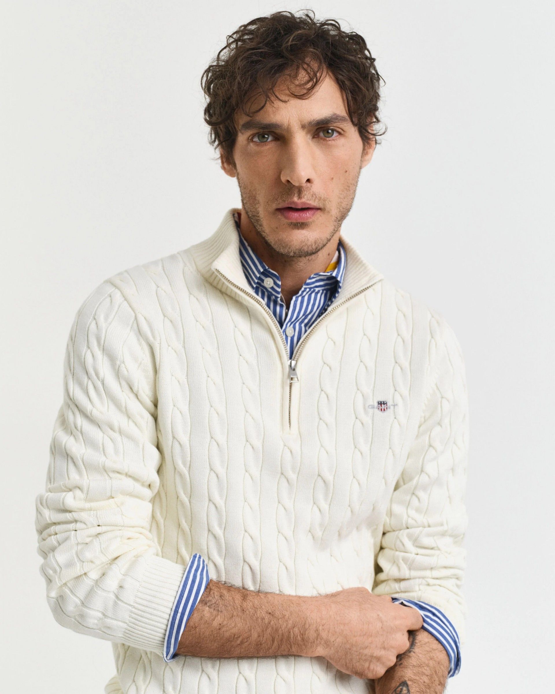 Camisola GANT Homem Zip