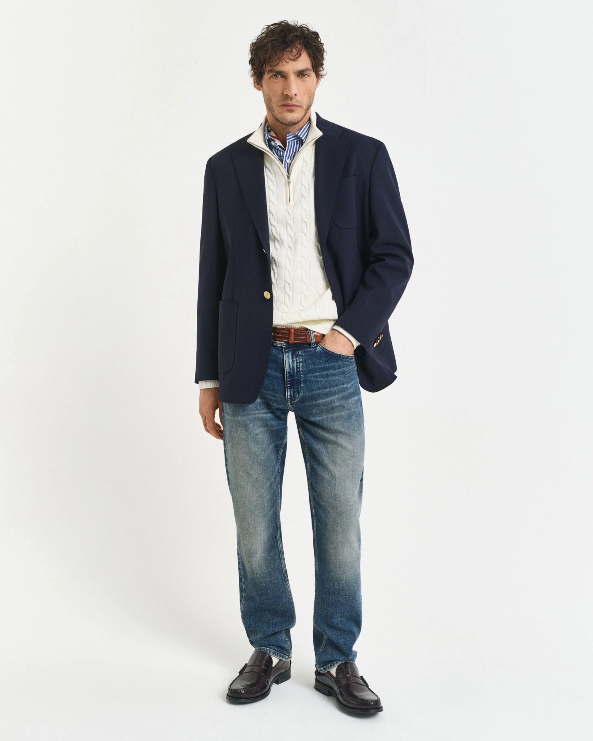 Camisola GANT Homem Zip