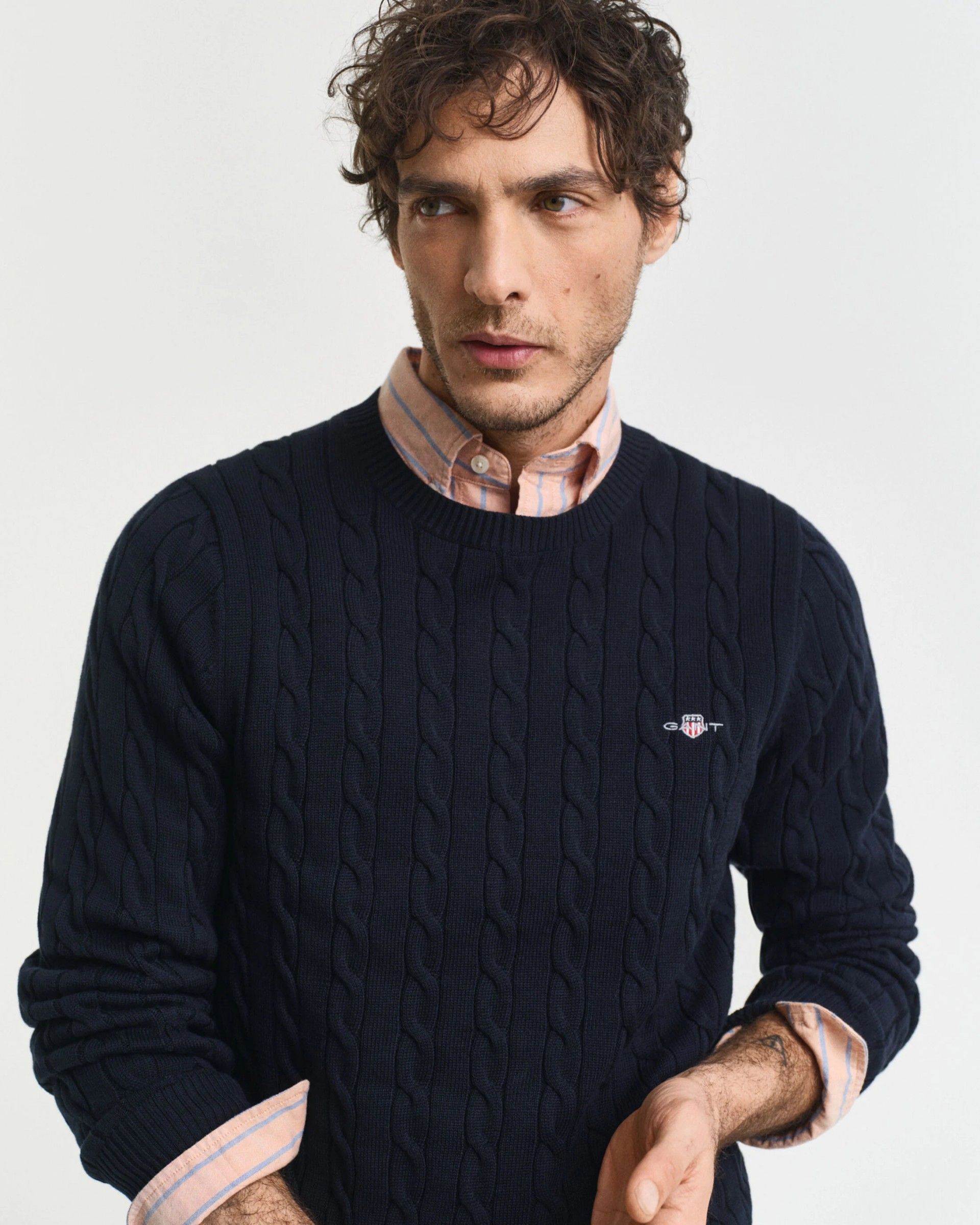 Camisola Homem GANT Cotton Cable