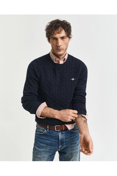 Camisola Homem GANT Cotton Cable